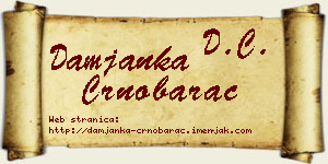 Damjanka Crnobarac vizit kartica